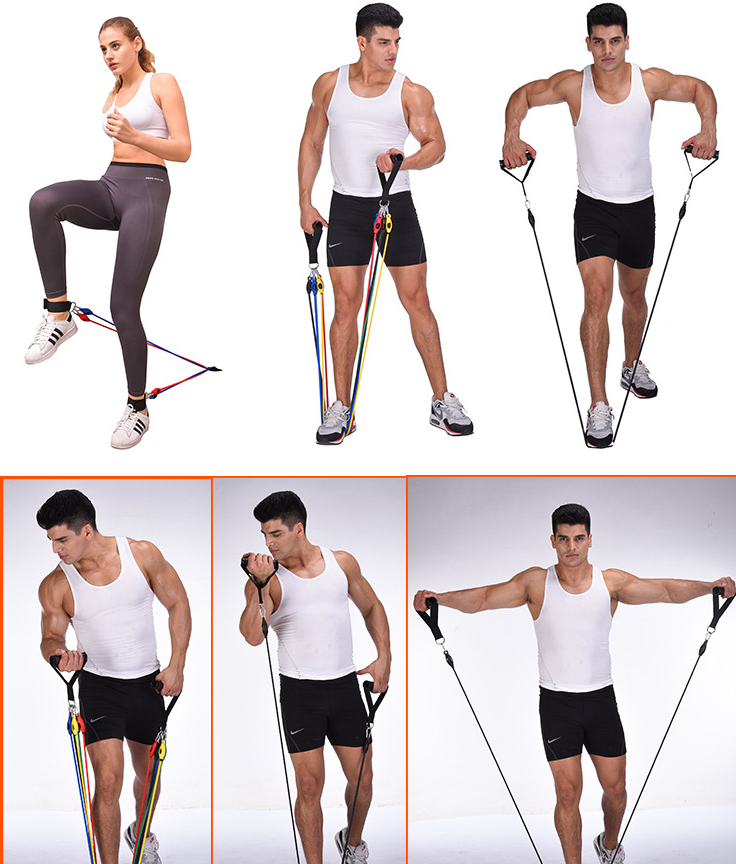 Conjunto de rally de fitness portátil