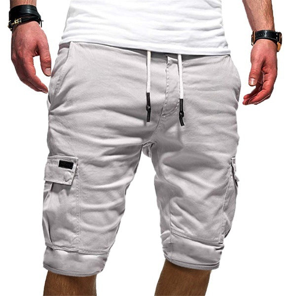 Pantalones cortos tipo cargo informales para hombre