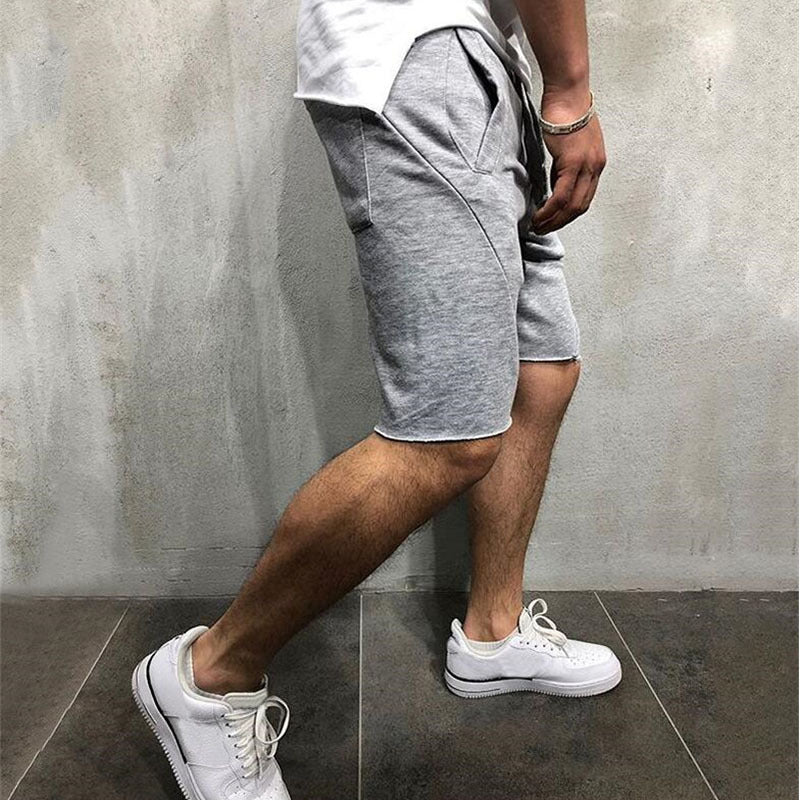 Men's Summer Gym Sport Grey Shorts