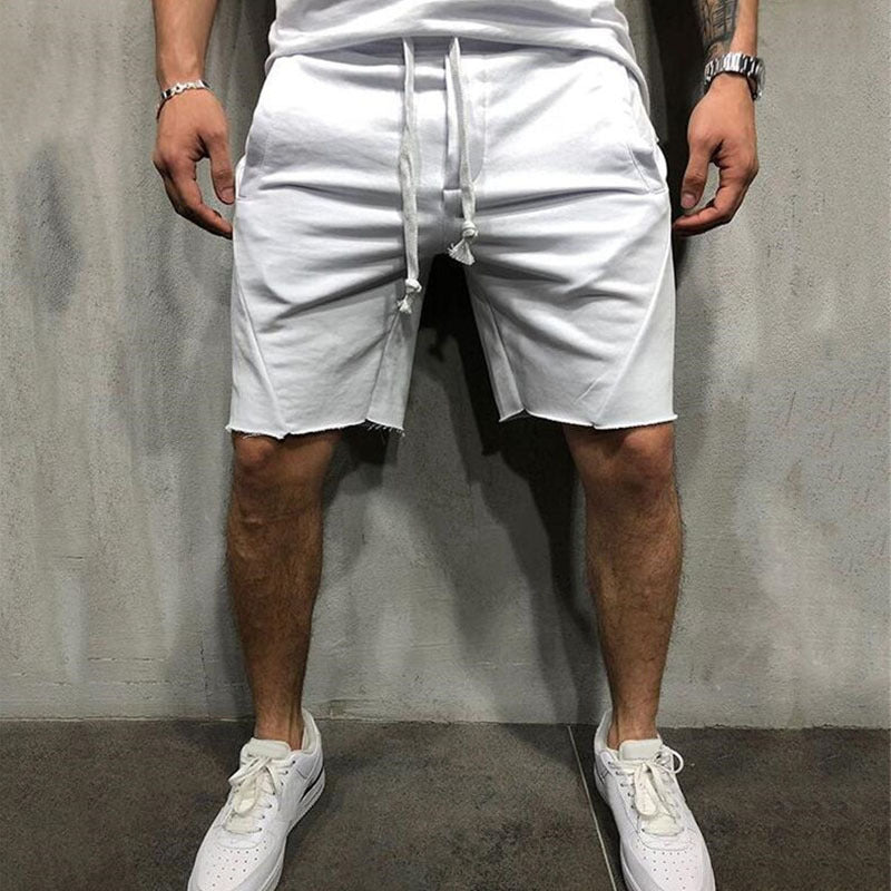 Men's Summer Gym Sport Grey Shorts