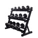 Best Selling Adjustable Dumbbell Set Power Training Equipment Rubber Dumbbell Set