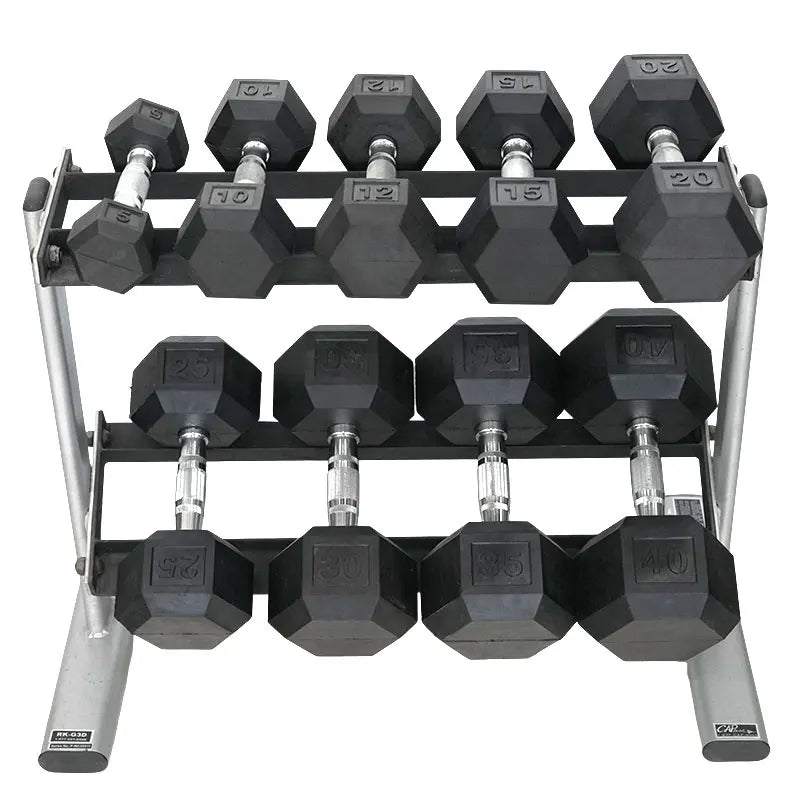 Gym Fitness Equipment Black Rubber Dumbbell Exercise Muscle Increase Muscle Strength Aerobic Exercise Dumbbell Weight Loss