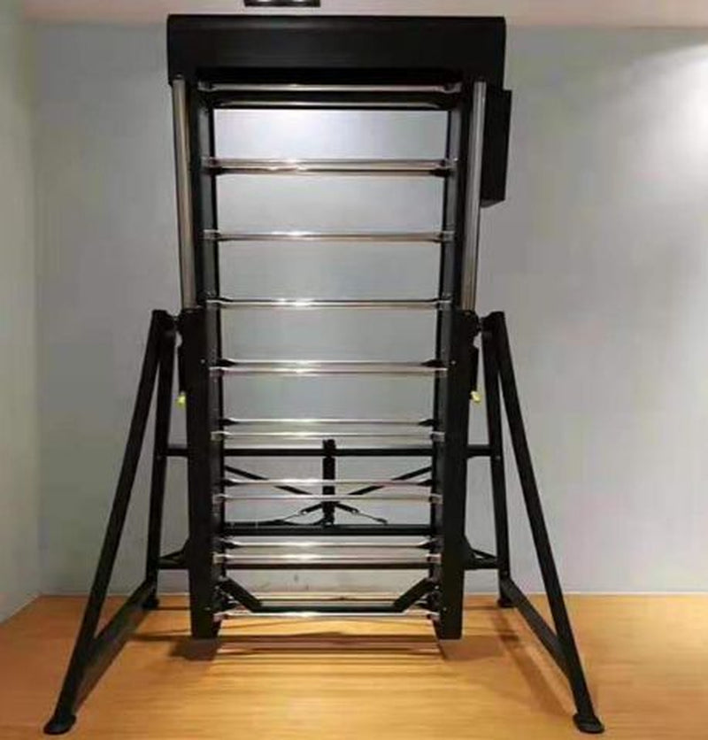 Unpowered Magnetic Control Ladder Climber Stair Stepper Exercise Machine