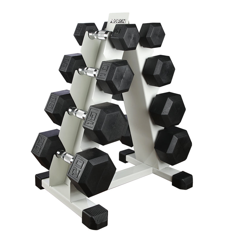 Dumbbell Rack for Sale Fitness Training Custom Color Rubber Dumbbell