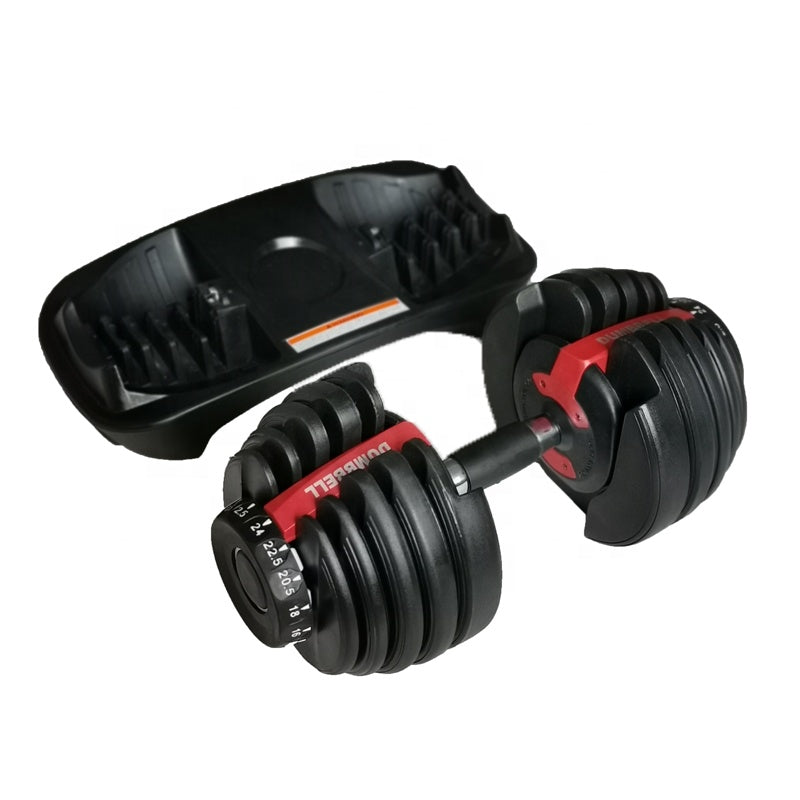 Factory in Stock 40Kg Quickly 24Kg Large Free Weights Fitness Dumbells Pair Adjustable Dumbbell Sets for Home Gym