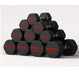 2020 Factory Wholesale High Quality Black Rubber Dumbbell for Gym Training