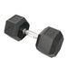 Gym Fitness Equipment Black Rubber Dumbbell Exercise Muscle Increase Muscle Strength Aerobic Exercise Dumbbell Weight Loss