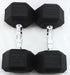 Factory Custom Weight Lifting Gym Equipment Rubber Coated Hex Dumbbell Set