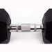 Customized 12.5Kg Weights Quality Hexagonal Black Chrome Rubber Coated Dumbbell Hex Dumbbells, Customized Rubber Dumbbell Set